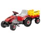 Веломобиль Peg Perego Mini Tony Tigre Трактор с прицепом (CD0529)